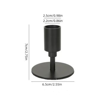 Black Colored Metal Iron Candle Stand American Style Candle Holder for Wedding - Jinggoal International Limited - China