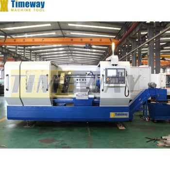 CNC Pipe Threading Lathe for Heavy Duty Metal Cutting/Oil Country Lathe Machine with 255mm Spindle Hole - Zhengzhou Timeway Machine Tool Co., Ltd. - China