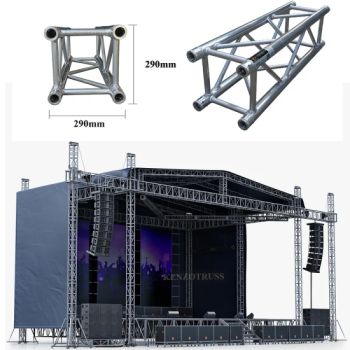 Stage Equipment Indoor Outdoor Portable Stage Roof Truss for Event Concert - Guangzhou Kenzo Performance Equipment Co., Ltd. - China