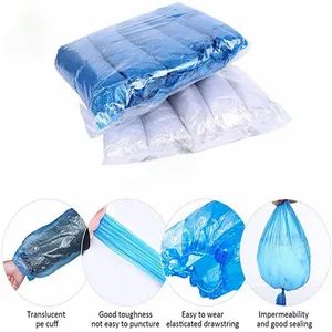 Disposable Oversleeves Disposable Arm Sleeves Waterproof Plastic Oversleeves Cleaning Sleeves (Blue) - Hubei Ruichen Protective Products Co., Ltd - China