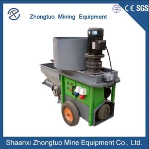 Concrete Pump Mixed Cement Mortar Plaster Spray Machine - Shaanxi Zhongtuo Mine Equipment Co., Ltd. - China