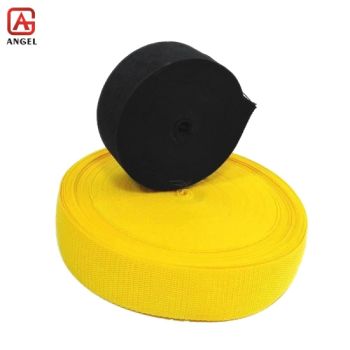 Unbreakable Webbing Straps White/Black Webbing Belt MOQ 1 Ton Length 500m Sample Freely Technics Jacquard HS Code - Fujian Angel Nonwoven Fabric Tech Co., Ltd. - China