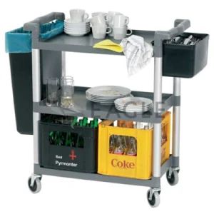 Polypropylene Collecting Cleaning Trolleys 3 Tiers Collection Equipment - Eagle Catering Equipment Co., Ltd. - China