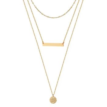 Layered with Sequin Multi-Layer Pearl Necklaces Weight 18 G Color 1 18K Length 50 Cm Origin China Sculpt Heart Style - Quzhou Happy Toys Co., Ltd - China