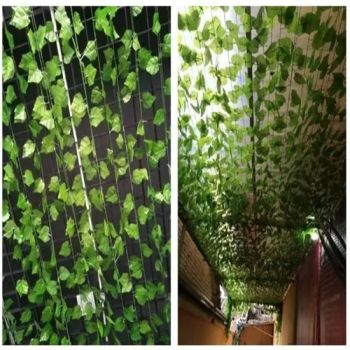 DIY 240 Cm IVY Green Leaves Artificial Hanging Plant IVY Vine for Office Wall Decoration - Renqiu Aorui Trading Co., Ltd. - China