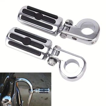 Custom 32mm Foot Pegs for Harley Motorcycles - CNC Machined Metal Footrests for Touring & Cruiser Upgrades - Shishi Yinheqihao Trading Co., Ltd. - China