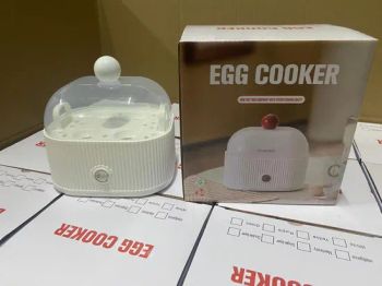 Smart Egg Cooker 1-5 Eggs Auto Shut-off 300W Ceramic 170x140x185mm CE CB - Zhongmanjia Electrical Appliance Factory - China