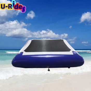 square water trampoline water bouncy for sea water park - Guangzhou U-Rides attraction Co.,Ltd - China