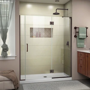 Hotel Glass Shower Doors Bathroom Casement Tempered Glass Door Shower Cabin - Foshan Wanjia Window and Door Co., Ltd. - China