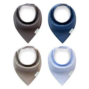 Breathable and Soft Safe Baby Cotton Bibs Bandana with Snaps (BB32) - Jinan Wellda Trade Corporation Ltd - China