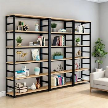Modern Decorative Open Shelf with Hexagonal Panels for Household Book Storage - Suzhou Xinyue Furniture Accessories Co., Ltd. - China