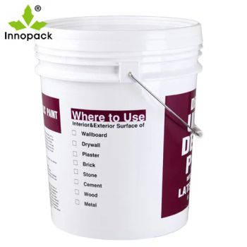 Water Tight Packaging Painting Barrels 18L Sturdy Plastic Bucket - Suzhou Innovation Packaging Materials Co., Ltd. - China