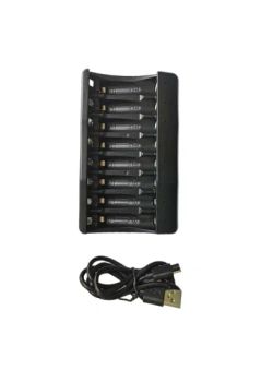 8bay Ni-MH AA/AAA/Ni-CD Rechargeable Battery Charger Size AAA Material ABS Origin Shenzhen Output Power 10W Model NO. - YUOKO ELECTRONICS CO., LIMITED - China
