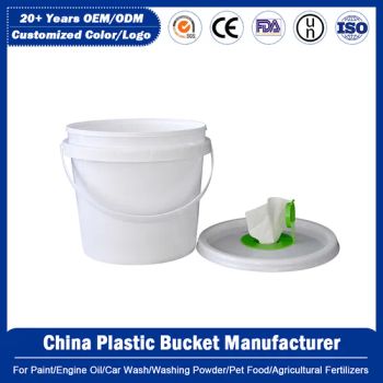 5 Gallon Car Wash Kit Detailing Pickles Pet Food Wet Wipes Tool Car Wash Fishing Baseball Plastic Bucket - Enlightening Plast Co., Limited - China