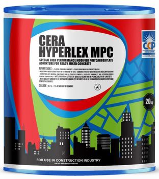 Liquid Colourless to Light brown Cera Hyperlex MPC - Modified Pce Admixture For Ready Mixed Concrete,, For Construction - Cera- Chem Private Limited - India