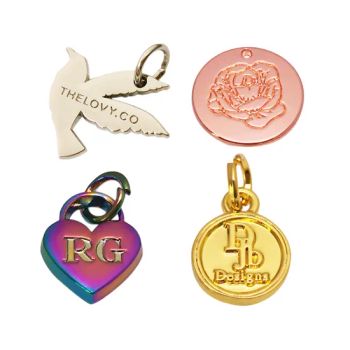 Wholesale Engraved Metal Jewelry Tag Custom Metal Logo Charm for Bracelet - Quanzhou Shishi Xiangminghui Trading Co., Ltd. - China