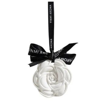 Car Perfume Diffuser Hanging Ceramic Aroma Stone Scented Pendent Air Freshener - Yeah Co.,Ltd. - China