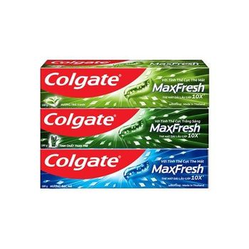 Colgate Toothpaste Maxfresh Peppermint, Green Tea, Charcoal 80g - Colgate Teeth Clean & Whitening Teeth - FMCG VIET CO., LTD - Vietnam