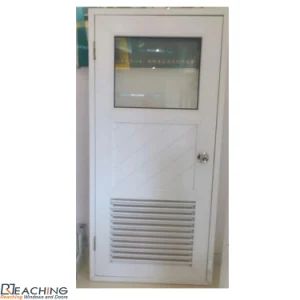 UPVC/PVC White Plastic Shower Bathroom Casement Door Origin China Size Custom Made Style Simplicity Security Level A Position - Reaching Build Co., Ltd. - China