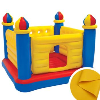 540GSM PVC Air Tightness Fabric Tarpaulin Inflatable Castle Width up to 5.1m HS Code 59031090 Model NO. UND-IBC Trademark - HAINING UNEED INDUSTRIAL MATERIAL CO., LTD. - China