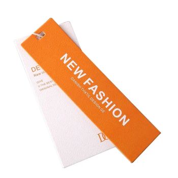 Special Paper Hanging Tag Custom Design Textured Clothing Hanging Tag - Qingdao Rainbow Packaging Co., Ltd. - China
