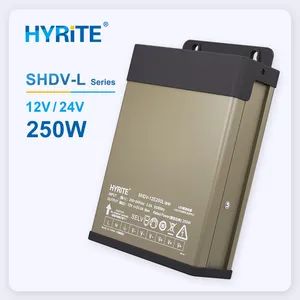 Outdoor LED Switching Power Supply with LED Driver AC/DC 12V 24V 150W 350W Rainproof with Fan for Lighting - Hyrite Lighting Co. - China