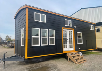 Tiny house for sale on wheels 9 x 32 MODERN CARAVAN DUAL LOFT READY TO SHIP from senesie mfg llc Tiny house for sale on wheels 9 x 32 MODERN CARAVAN DUAL LOFT READY TO SHIP - senesie mfg llc - United States