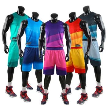 Custom Embroidered Sublimation Basketball Uniform Basketball Jersey Design Reversible Men Basketball Jersey - Fushun Nxcaps Clothing Company Limited - China