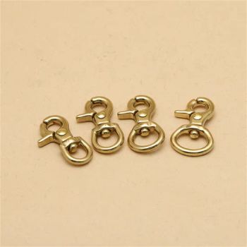 Hot Sale Brass Spring Snap Hooks Buckle for Pants Chain Bag Clasps Key Clasp - Dongguan Haihe Metal Products Co., Ltd - China