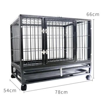 Metal Welded Mesh Dog Kennel Large Animal Cages, Double Door Steel Dog House - Qingdao Ftawang Trading Co., Ltd. - China