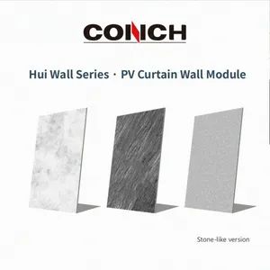 Conch BIPV Construction Curtain Wall Generation with Electricity Production by Solar Electricity - Anhui Technology Import and Export Co.,Ltd - China