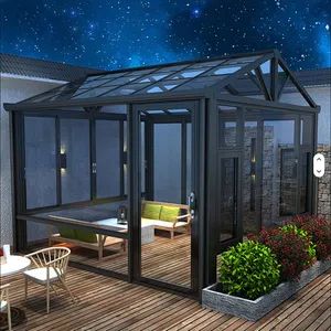 Four Seasons Winter Garden Summer Villas Aluminum Sunroom - Guangdong Jinhuahai Aluminum Co., Ltd. - China