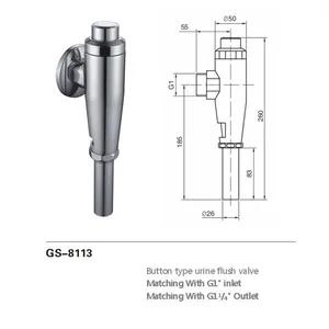 Time Delay Toilet Flush Valve (8113) Color Chrome Style European Model NO. 8113 Specification CE Application Adult Drainage Washdown - Changsha Yite Bathware Co., Ltd - China