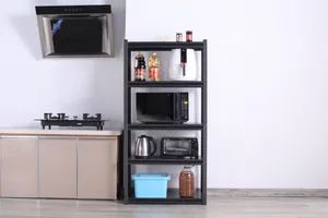 Adjustable Height Steel Kitchen Racks for Wholesale Supply Size Small Color Black Origin China Design Metal Shape Common - Luoyang Hua Zhi Jie Office Furniture Co., Ltd. - China