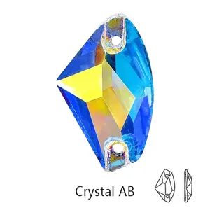 Galactic Shape Flatback Sew on Rhinestone Wholesale Shiny Crystal Stone Beads for Garment Shoes Sewing Accessories - Kingswick Technology Group Limited - China