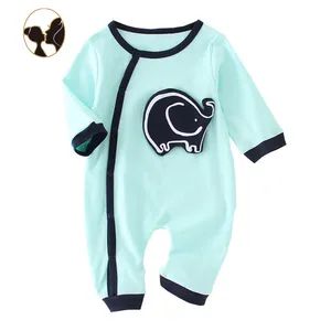Black 18-24M Unisex Cotton Bodysuit RP042T MOQ4 100% Cotton Custom Logo 0.2kg 15D - Suzhou Angels Co., Ltd. - China