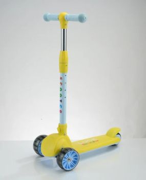 Foldbale 3 Wheels Kids Kick Scooter with PU Flash Light and in-Mold Printing - PIN INTERNATIONAL (NINGBO) LTD. - China