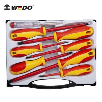 Wedo Professional Insulated Screwdrivers Set-8PCS Brand Wedo Origin China Standard DIN Folded Unfolded Model NO. IN544D Specification - WEDO TOOLS CO.,LTD - China