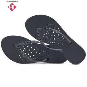Stylish Summer Flip Flops for Women - Non-Slip Beach Sandals Color Black Material EVA Origin China Customized Yes Trademark - Fujian Putian Hongtai Imp & Exp Co., Ltd. - China