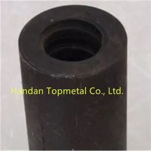 Coupling for Thread Screw Steel Bar of 40mm Railway Construction - Handan Topmetal Co., Ltd. - China