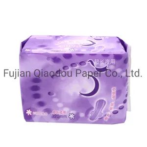 Disposable Cotton Menstrual Sanitary Pads for Women Blue Days Cheap Sanitary - Xiamen Qiaodou Daily Commodity Co., Ltd. - China