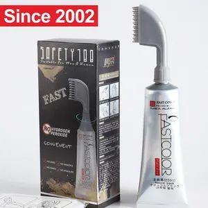 Men Use Gray Dark Brown Low Ammonia Hair Dye Permanent Cream Origin China Type Permanent Trademark FULLY HS Code - Fully Cosmetic (GZ) Co., Limited - China