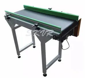 Adjustable Height Electric Steel PVC Belt Conveyor with Side Guide Bar - Seikonveyor Co., Limited - China