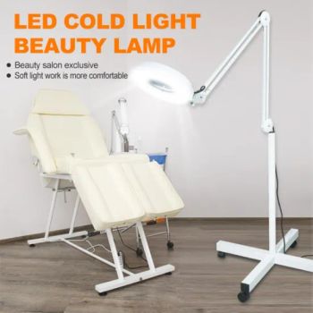 Adjustable 3X5X10X12X Manicure Pedicure LED Magnifying Floor Lamp for Eyelash Beauty Salon - Fujian Aite Precision Machinery Co., Ltd - China
