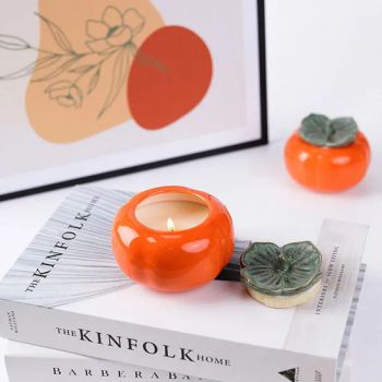 Huaming Custom Luxury Soy Wax Persimmon Scented Candle with Private Labels - Hebei Huaming Laye Limited Company - China