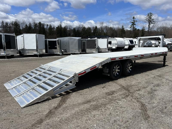 2024 Alum Line Trailers 8.5×24 13K Aluminum Gooseneck w/Flip-Over Ramps - senesie mfg llc - United States