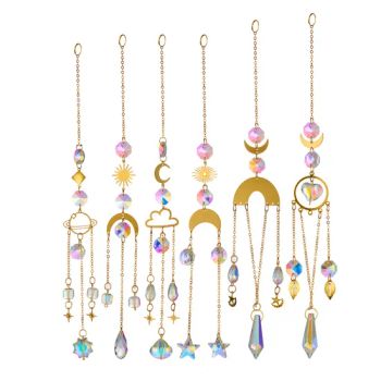 Chandelier Crystal Ball Prism Suncatcher Hanging Pendant Ornament for Home Garden Wedding Decoration - Zhejiang Pujiang Jingsheng Crystal Co., Ltd. - China