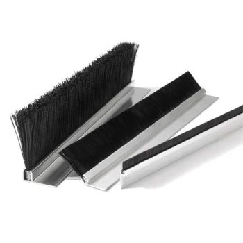 Flexible Strip Cleaning Brush for Door Window Escalator /Double Row Base Nylon Plastic Horse Hair Industrial Brush - Suzhou Saman Technology Co., Ltd. - China