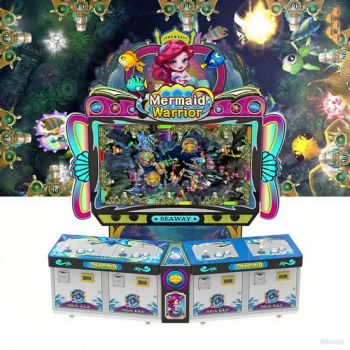 Coin Operated Arcade Games Fish Game 65 Inch Horizontal Screen Mermaid Warrior - Chengde International Limited - China