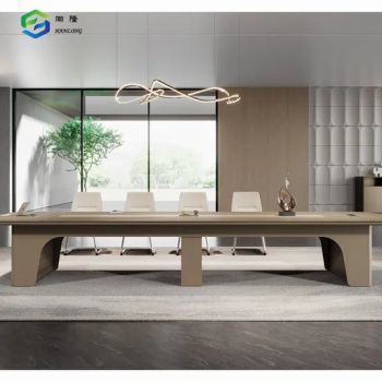 High End MDF Meeting Room Desk Modern Luxury Wood Conference Tables - Foshan Hanlong Furniture Co., Ltd. - China